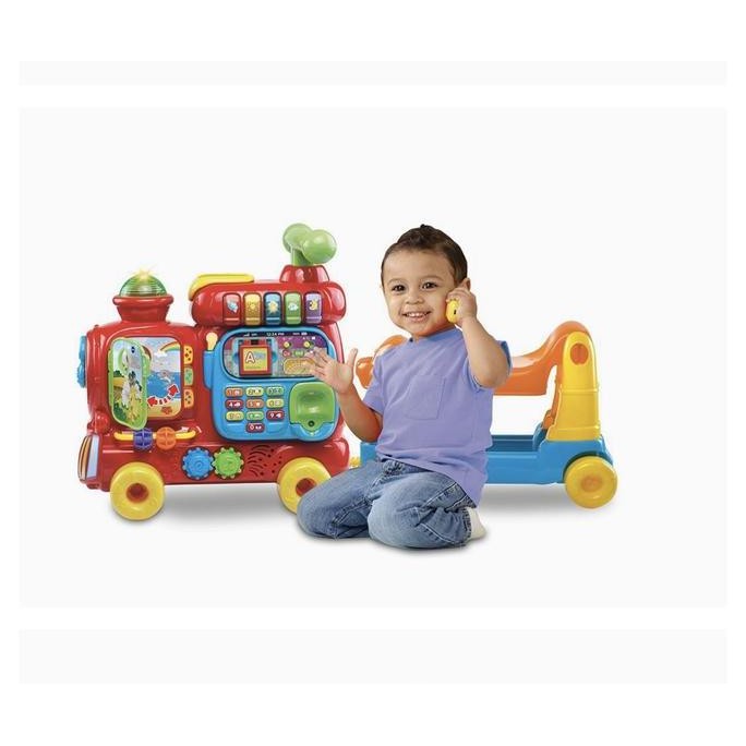 VTECH PUSH & RIDE ALPHABET TRAIN ORIGINAL MAINAN KERETA EDUKASI ANAK