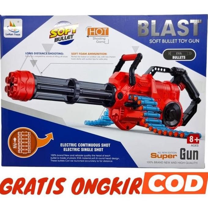 Pistol Mainan Anak Peluru Busa Mainan Tembak Tembakan Peluru Busa 9945