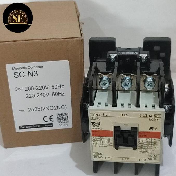 Promo Magnetic Contactor Fuji SC-N3 Kontaktor fuji SCN3 SCN-3 COD