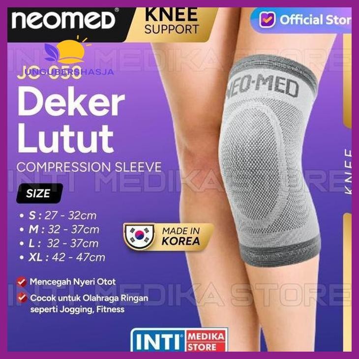 (ORIGINAL) NEOMED - SMART KNEE SUPPORT JC-050 | DEKER OLAHRAGA PELINDUNG LUTUT KAKI CEDERA KESEHATAN