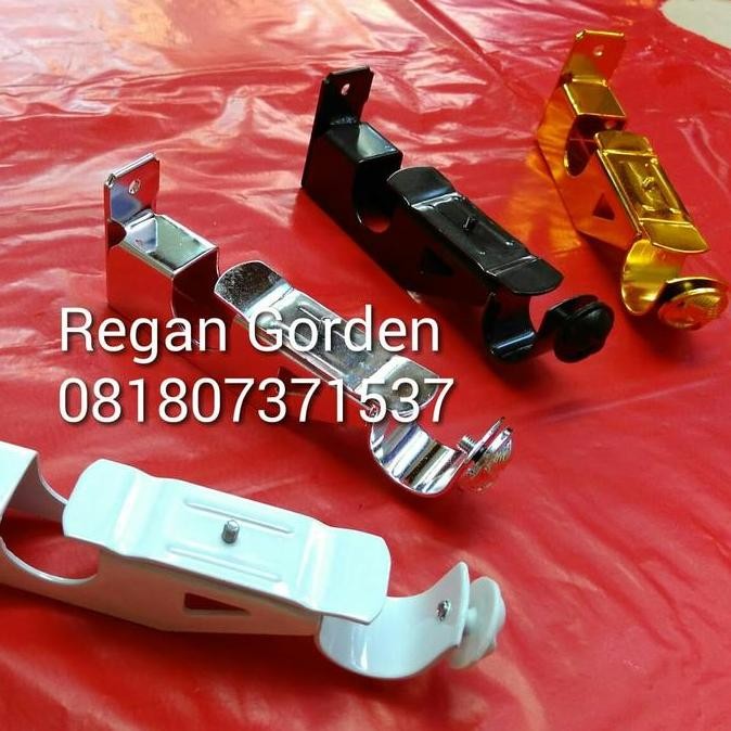 Kaki Rel Gorden Double Rollet/ Breket Rel Gorden Double Rollet