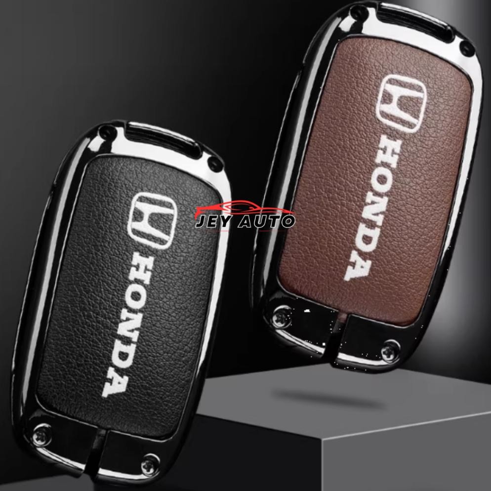Sarung Kunci HRV Hybrid / Cover Remot Kunci CRV / Casing Kunci HRV Alloy + Kulit Aksesoris Mobil