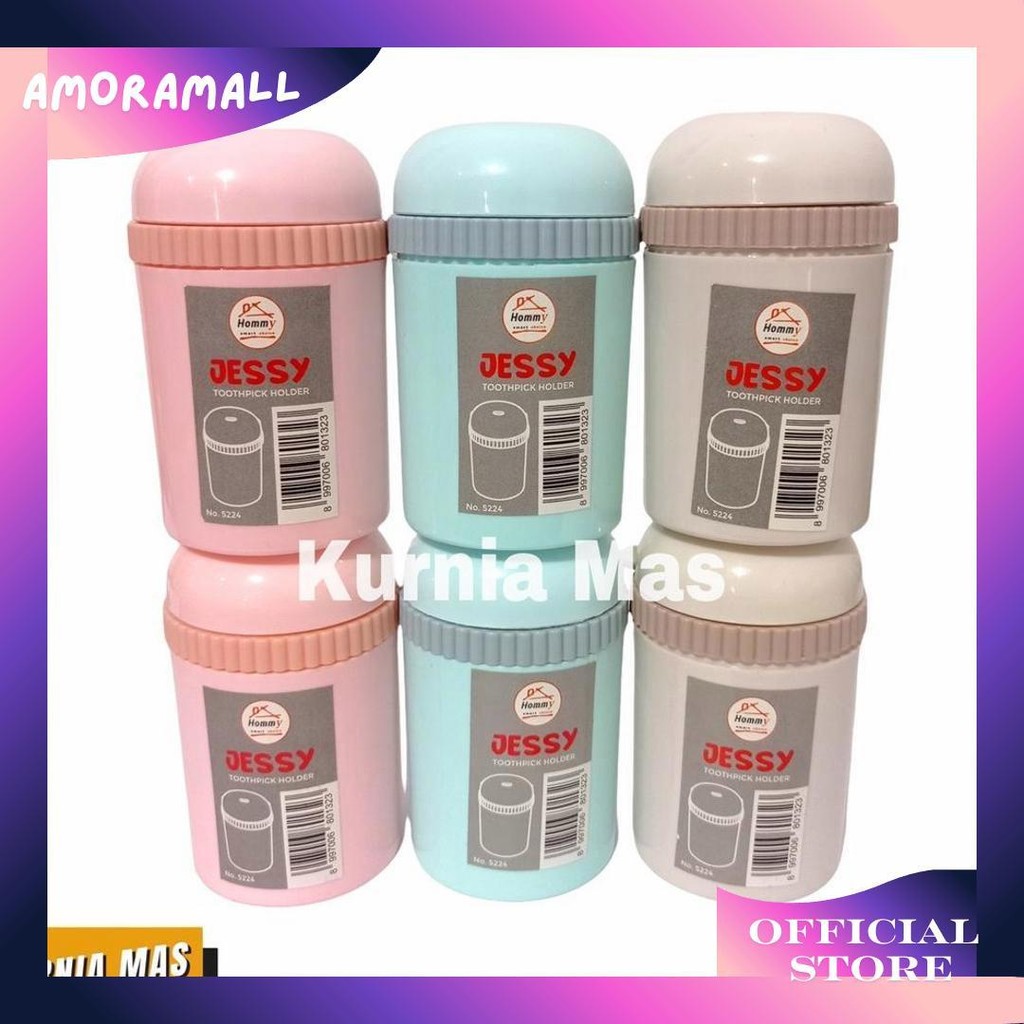 Tempat Bumbu Dapur Karakter Jessy Toples Wadah Lada Garam Tusuk Gigi Hommy Penyedap Bahan Tebal Cant