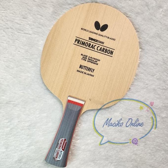 Butterfly Primorac Carbon Fl~ Bet Pingpong Tenis Meja Butterfly Kualitas Terbaik Harga Termurah