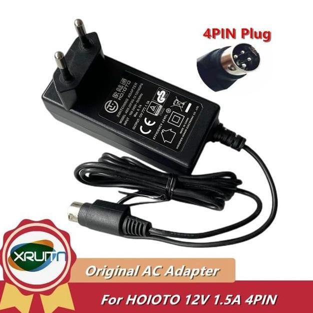 Premium Adaptor Dvr Hikvision 12v 2a Original Model 4 Pin Adaptor Hikvision 4 Pin Original Promo