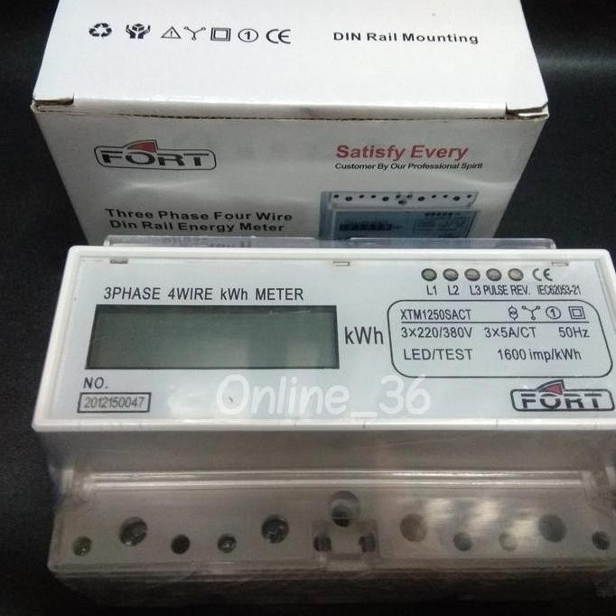 NEW - kwh meter digital/kwh digital XTM1250SACT fort