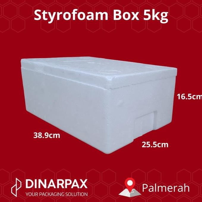 Styrofoam box kecil / Styrofoam DinarBox / Fish Box 5KG