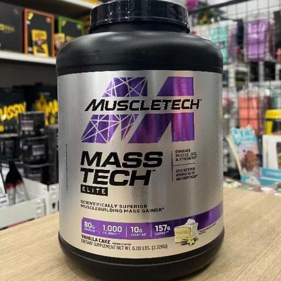 Muscletech Mass Tech Elite Gainer 7 Lbs ( New Size 6 Lb) - Masstech Premium Gainer 7Lb Original