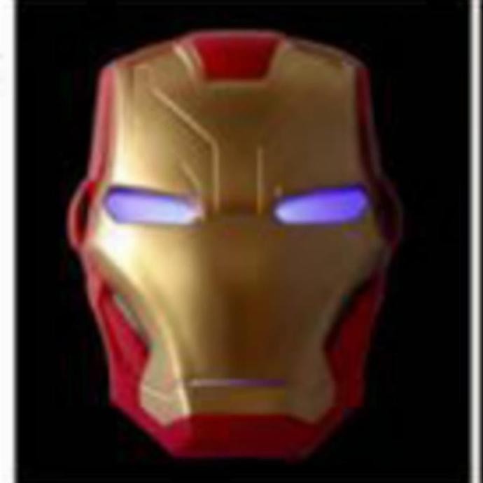 Mainan anak Topeng Iron Man Mark46 Led