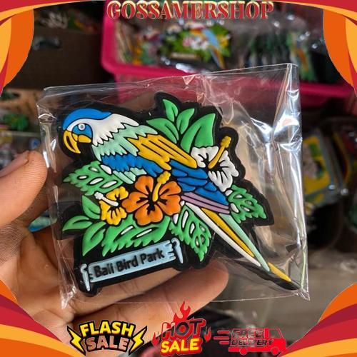 Gercep Magnet Karet Tradisi Bali - Magnet Karet Barong Bali - Magnet Pulau Bali - Magnet Kulkas Bali