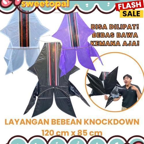 New Layangan Bebean 1.2 meter x 85 cm - Layangan Bebean Knockdown - Layangan Bali - Layangan Plastik