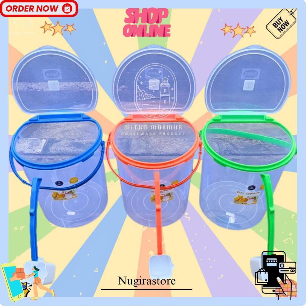 Shinpo - Toples Gayung 20 Liter Toples Es Buah Toples Es Kelapa Akuarium Es Toples Plastik Original 