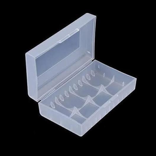 kotak baterai batery batre case 18650 21700 2 slot