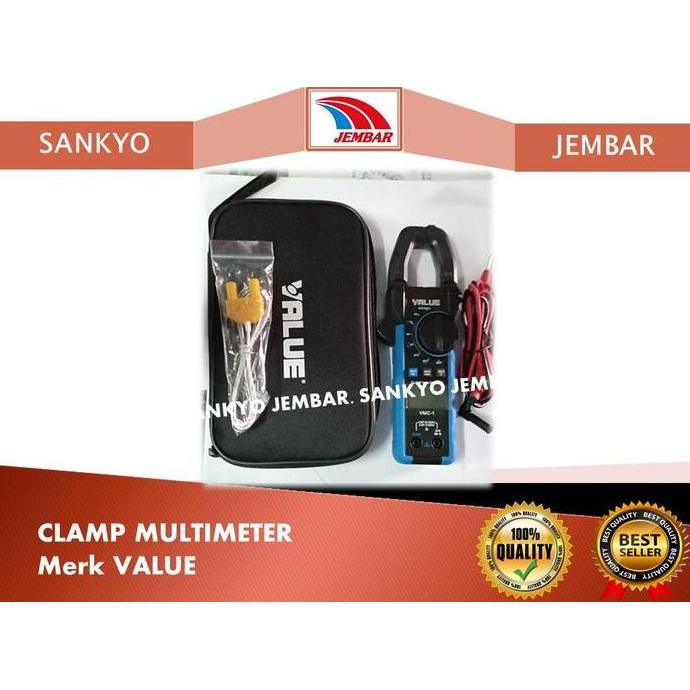 Clamp Multimeter/ Tang Ampere Value Digital