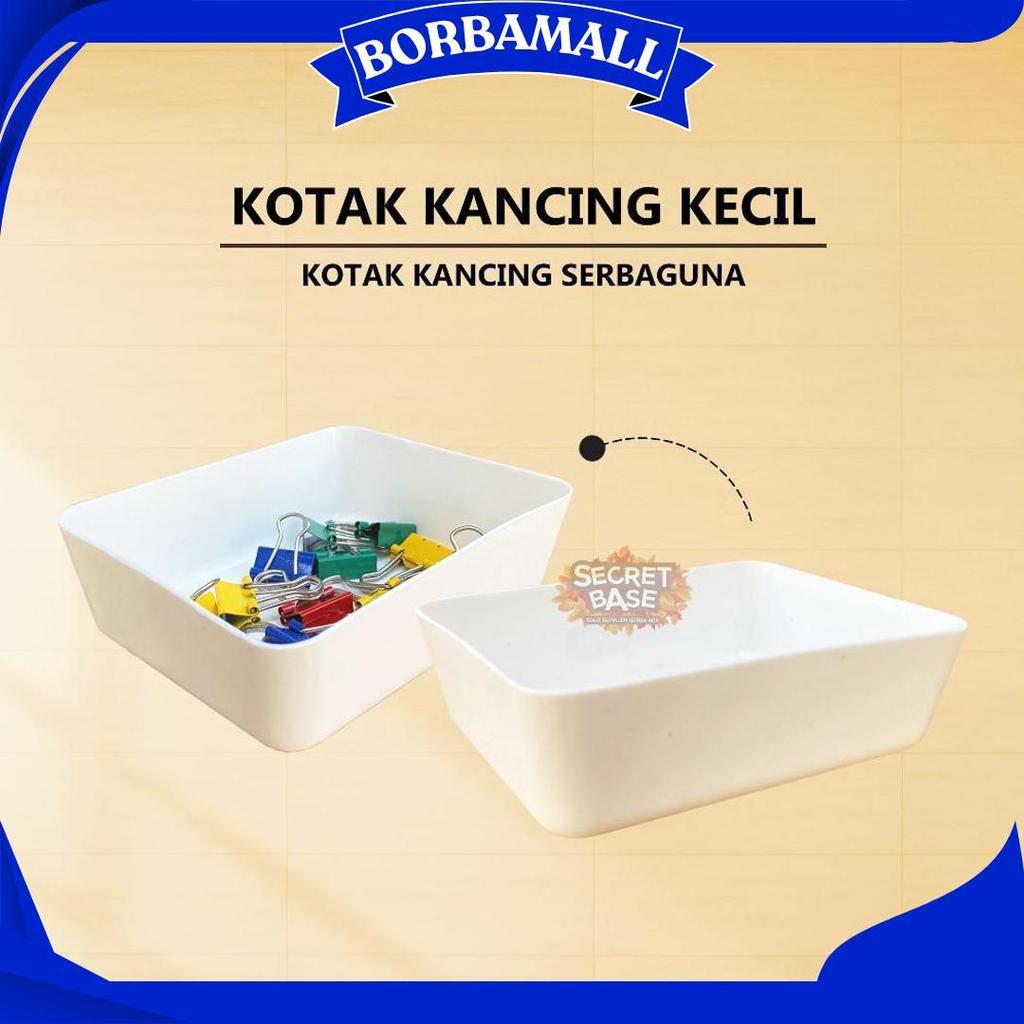 Kotak Kancing Kecil - Kotak Serbaguna / Tempat Pulpen / Kotak Obat Aksesoris Ori
