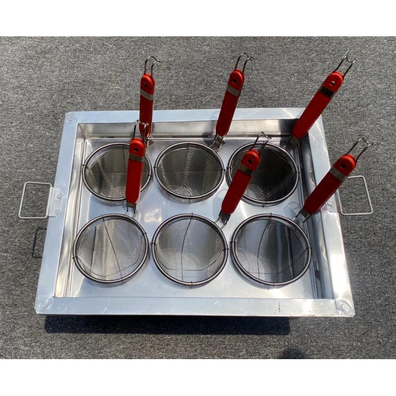 Dandang Panci Bakso Mie Ayam Lubang 6 45cm Alat Masak Khusus