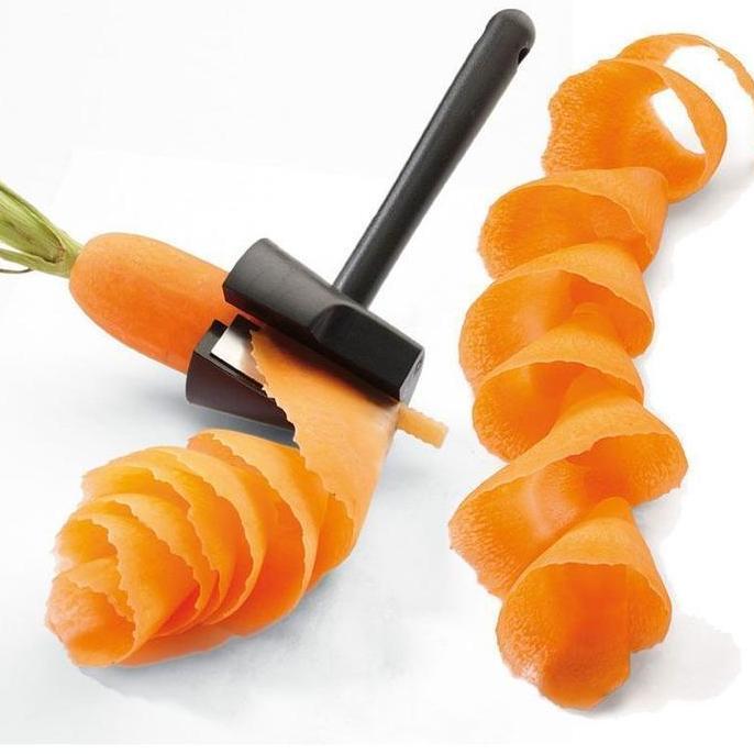 Rautan Wortel Timun Spiral Garnis Bunga Nasi Tumpeng Sayur Hias Bento