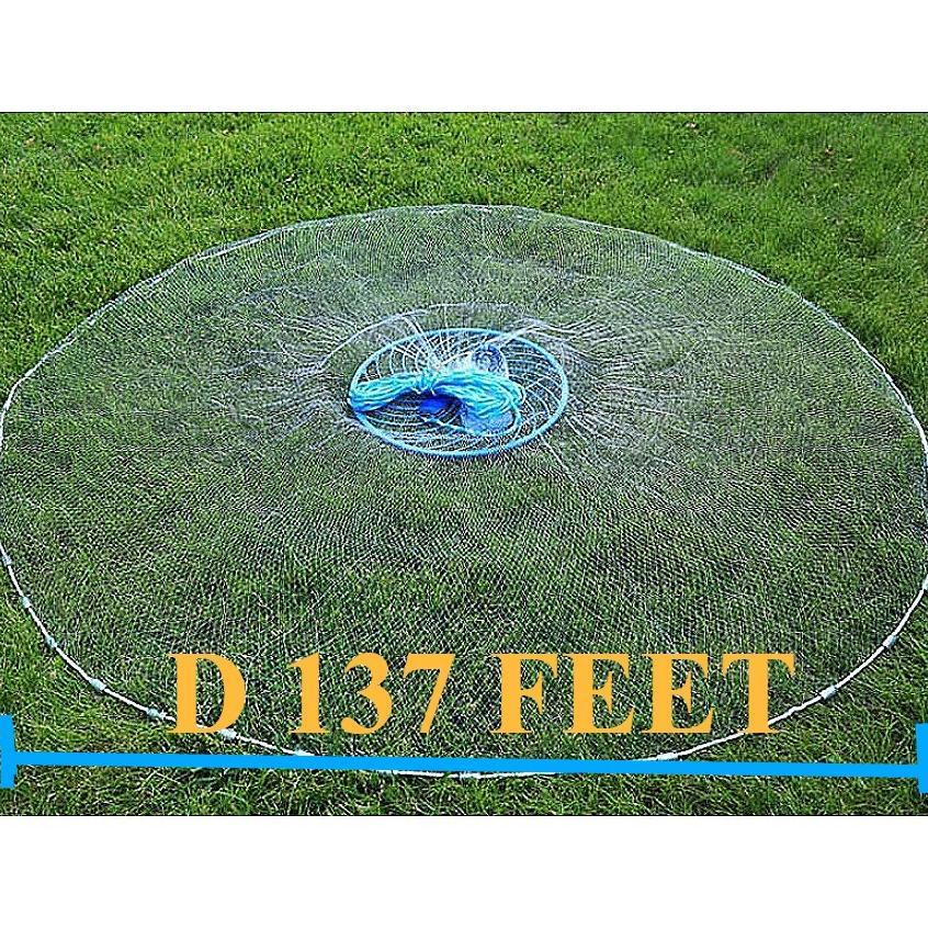 JALA IKAN NELAYAN IMPORT JARING PANCING IKAN LEMPAR PERANGKAP IKAN JALA LEMPAR NILON/PE