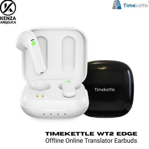 NUNNALLY- TIMEKETTLE WT2 EDGE Translator Earbuds OFFLINE - Penerjemah Bahasa Asing Offline