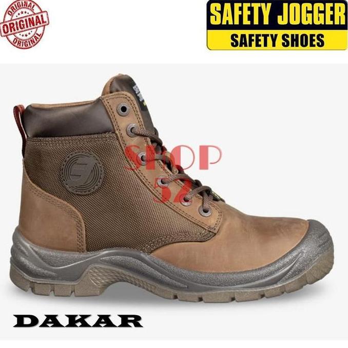 Sepatu Safety Joger Dakar S3 Dakar Black / Brown Original