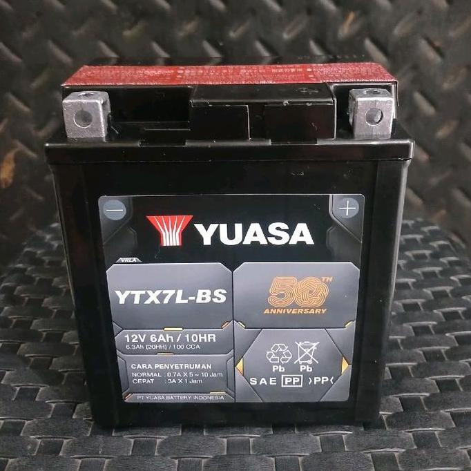 Aki Motor Yuasa MF YTX7L-BS12V6.4AH