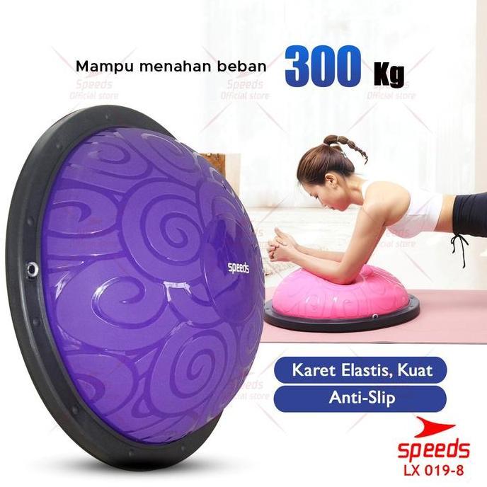 SPEEDS Balance Step Bosu Ball Pembakar Lemak Olahraga 019-8