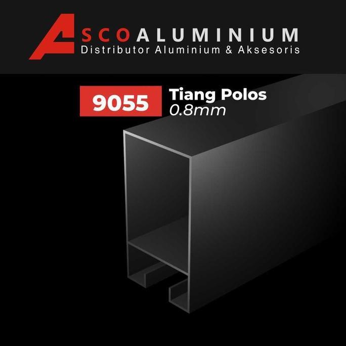ALUMUNIUM / ALUMUNIUM TIANG POLOS PROFILE 9055 ALEXINDO ORIGINAL DAN TERPERCAYA