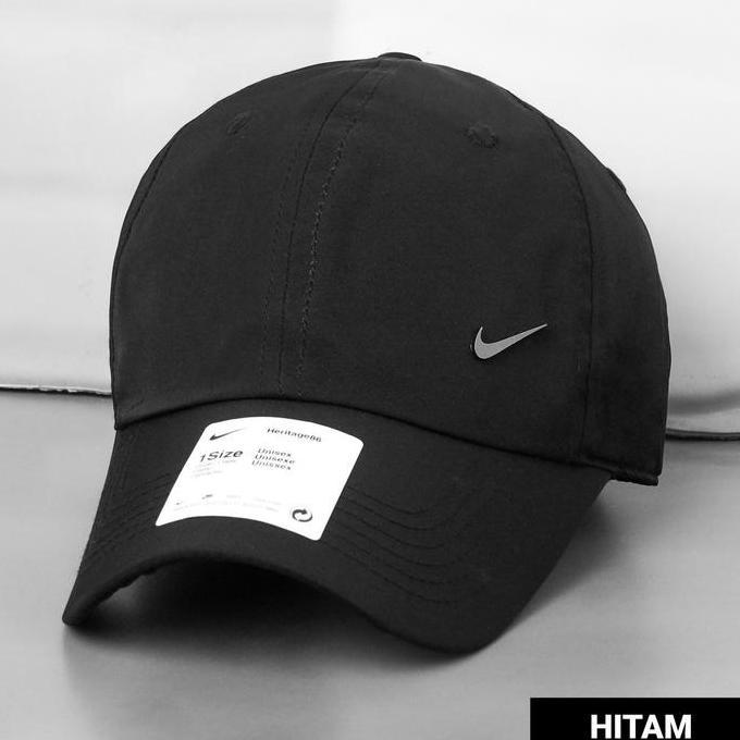 Topi Baseball Nike Metal Logo Besi / Topi Pria Wanita / Topi Baseball Nike Metal Side Logo Original 