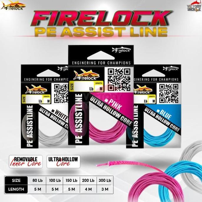 Kevlar Firelock / Firelock PE Assist Line ULTRA HOLLOW