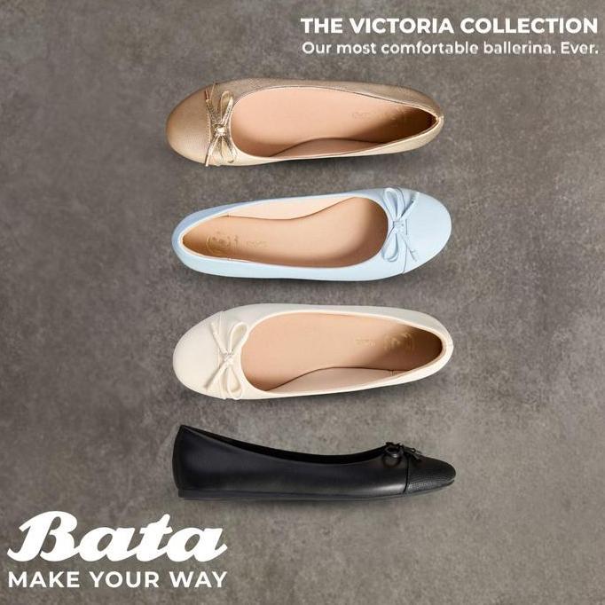 [New Arrival] BATA - DELHI "Cushion" Sepatu Flatshoes Ballerina Wanita BS