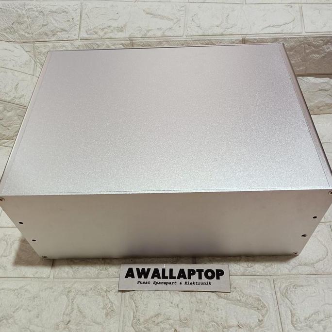 BOX BESAR ALUMUNIUM BESAR 360X260X160MM ENCLOSURE DIY PROJECT PVC ORIGINAL DAN TERPERCAYA