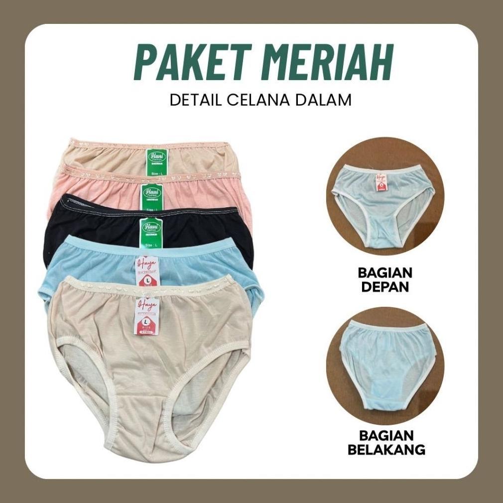 Paket Meriah 1Lusin BH + 1Lusin CD Paket 1Lusin Bra BH Busa Cup + 1Lusin Celana Dalam Wanita Pakaian