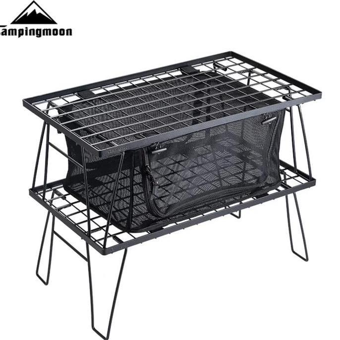 CAMPINGMOON Meja Lipat Portabel Serbaguna Camping