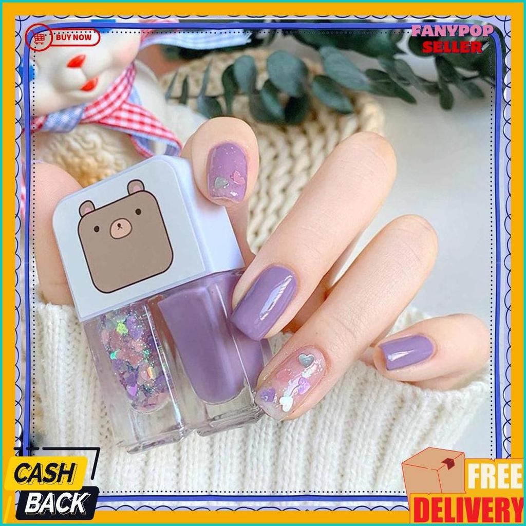 Cod Kuteks Peel Off Kutek Kupas Maxfine 2In1 Halal Makassar