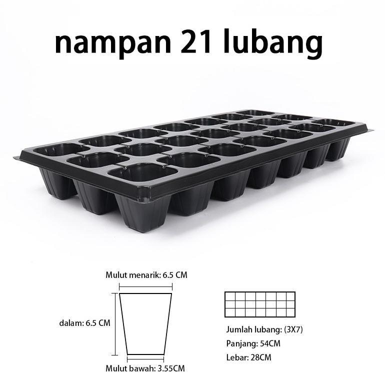 Promo Cod 10PcsPot Tray Semai Bibit Benih / Pot Bibit / Seedling Pot - 21 / 32 / 50 / 72 / 105 / 128
