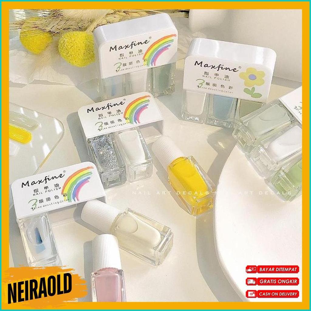 Lagi Diskon Nih Mexfine Kutek 3In1 Peel Off /Bisa Di Kupas Microgel  Kuteks Halal Peel Off Tahan Lam