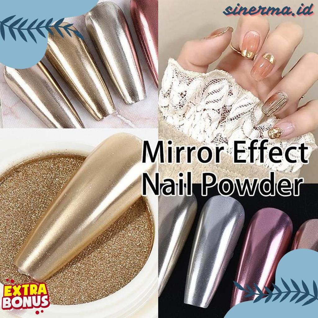Diskon Kemerdekaan Solid Chrome Powder Nail /Powder Silver Chrome Solid/ Powder Chrome Gold/ Gold Po