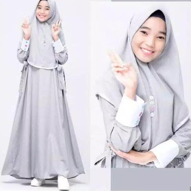 DS102 >> BUSANA MUSLIM ANAK CEWEK GAMIS BAJU MUSLIM ANAK TANGGUNG PESTA SYARI