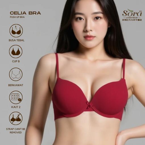 Bra Bh BeHa Pakaian Dalam Wanita Kawat Busa Tebal Tali Brukat 043 Pakaian