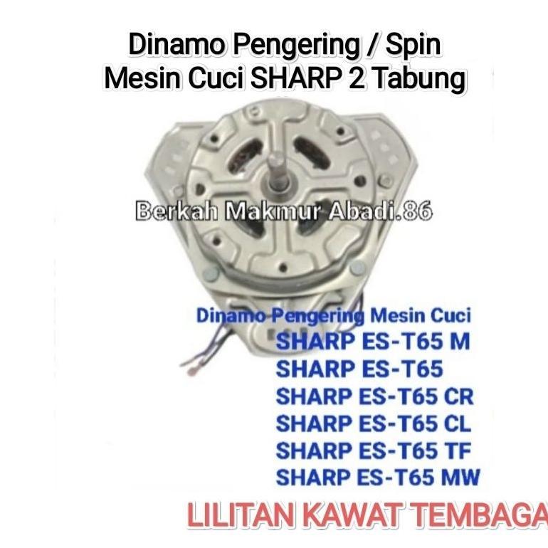 Dinamo Pengering Mesin Cuci Sharp Es-T65M Es-T65 Es-T65CR Es-T65CL Es-T65MW Es-T65TF Mesin Pengering