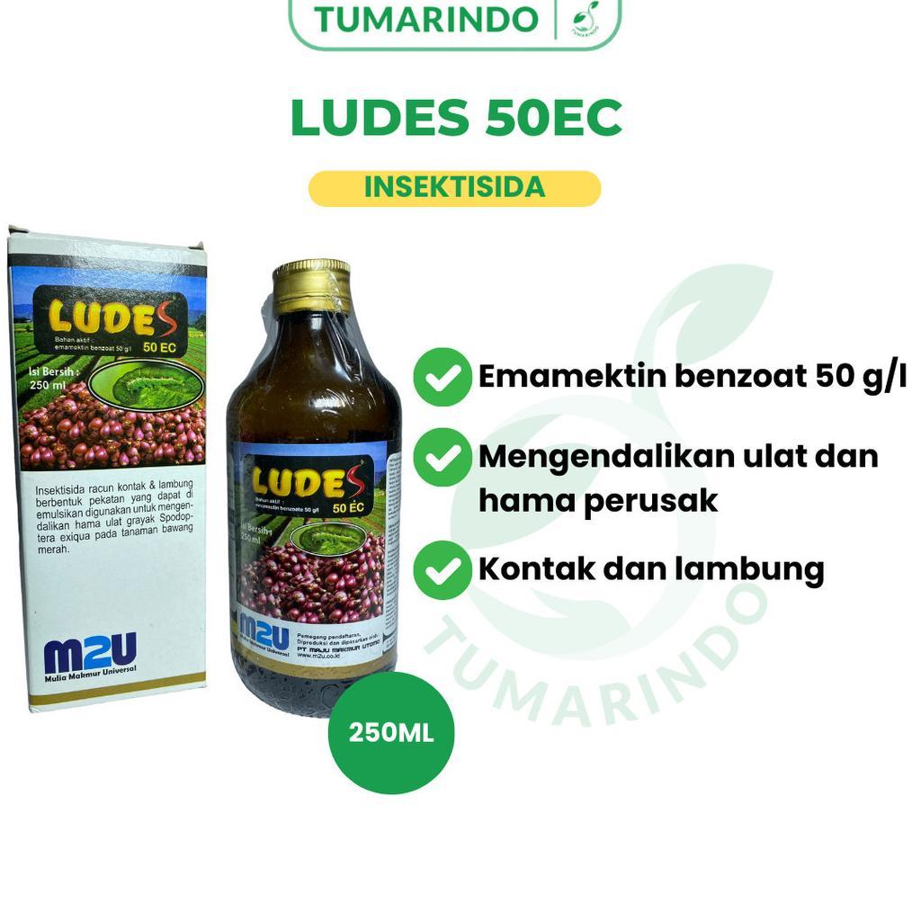 Ludes 50ec 250ml Insektisida Emamektin Mengendalikan Hama Ulat Kebersihan
