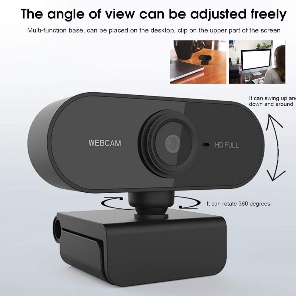 SPOIL Webcam Full HD 1440P 2K Kamera Sudut Lebar 90 Mikrofon Penghilang Kebisingan Bawaan USB Plug a