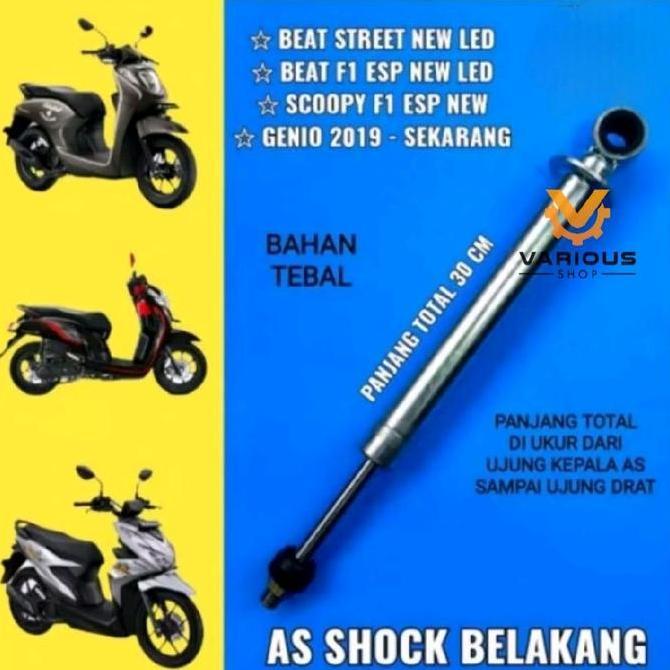 MI-GUSTASTU Hidrolis shock Shockbreaker belakang Mio Beat Vario Scoopy Vario 150 Motor Asli Foto