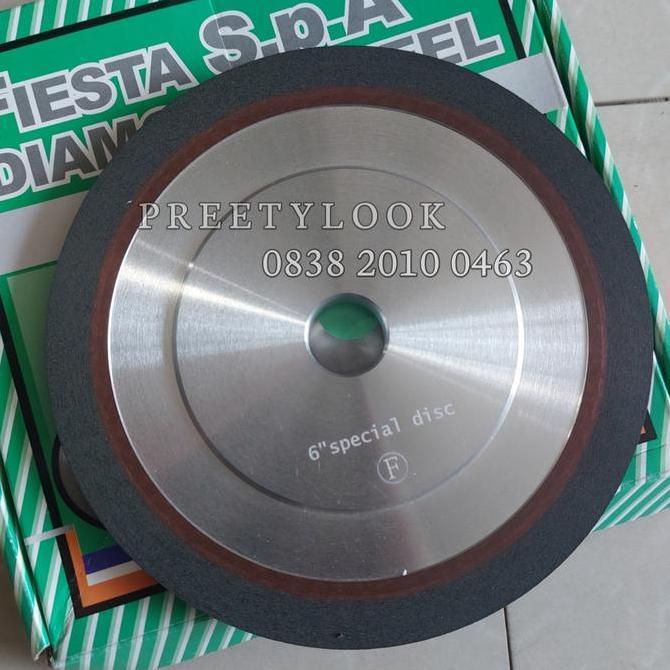 MORIFOYU Fiesta Diamond wheel 6" TCT Mata Gerinda Asah Spesial Disc 2 Sisi