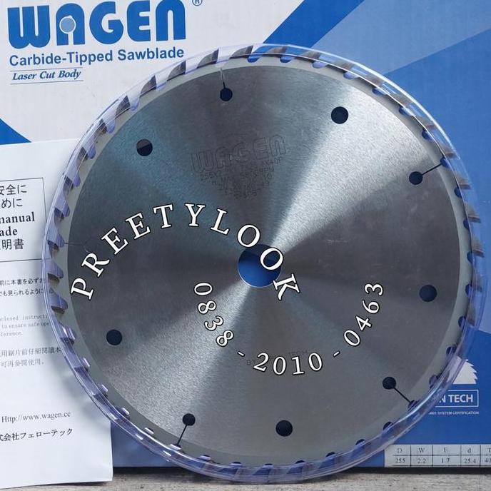 MORIFOYU WAGEN TCT 10 Inch 255 mm x 40 T Circular Saw Blade Mata Gergaji Kayu