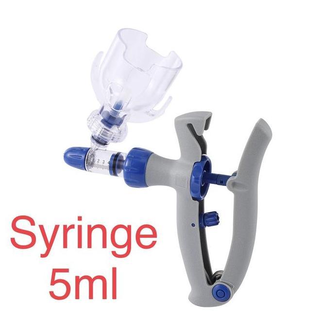 KEZOUKAKU- Syringe 5ml Alat Suntikan Hewan Injeksi Otomatis Vaksin Peternakan Sapi Babi Kambing Anim