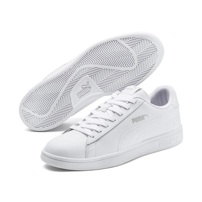 SEPATU SNEAKERS UNISEX PUMA SMASH V2 L PUMA WHITE MS