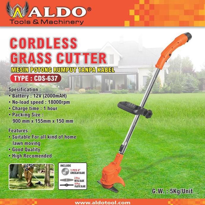 Mesin Pemotong Rumput / Cordless Grass Cutter Type : cds-637