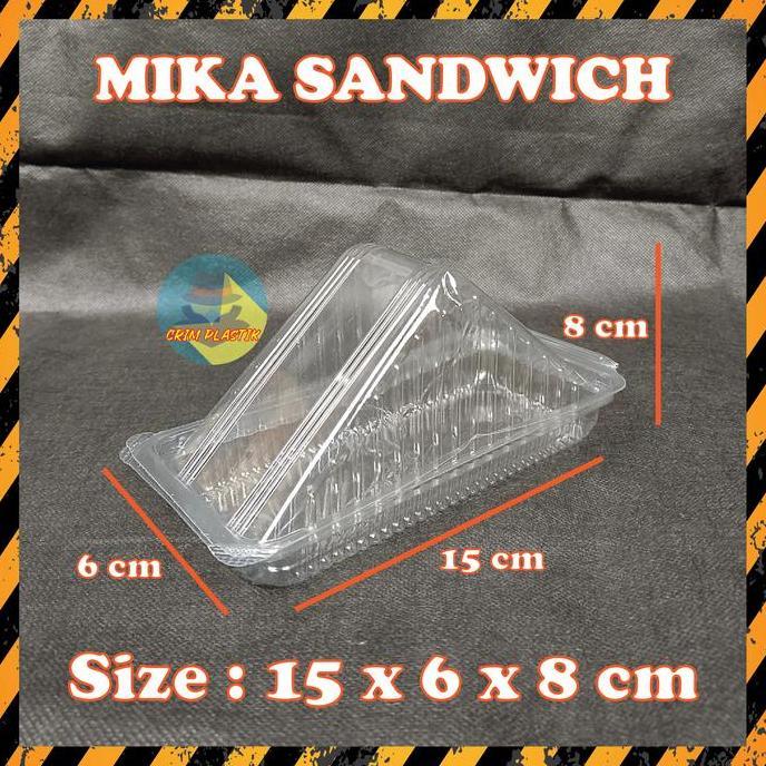 Mika Sandwich Segitiga | Mika Sando Buah | Mika Sandwich Buah