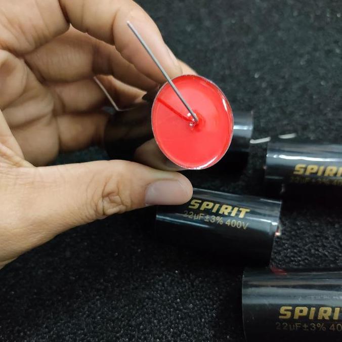Kapasitor SPIRIT 22Uf 400 Volt Kapasitor Tweeter Audiopilar Nonpolar